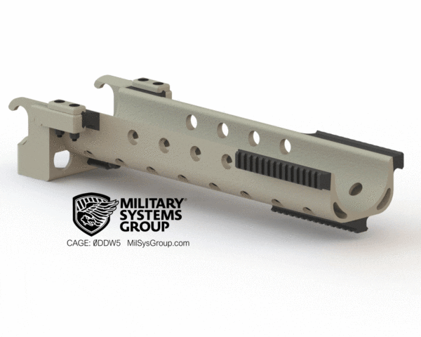 50 cal handguard for mk93 optics