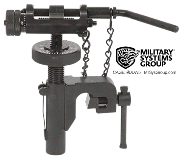 T and E for Machine gun mount T&E