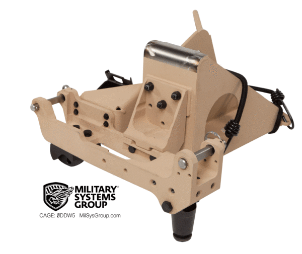 Machine gun mount for sa10 swing arm