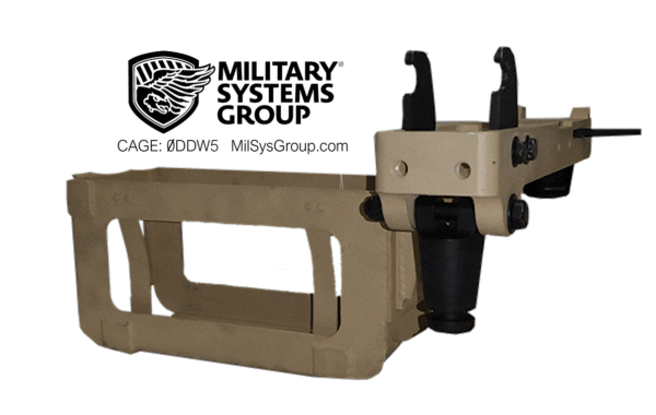 PKM gun mount swing arm