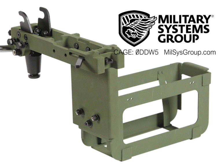 24 PKM gun mount swing arm Military Systems Group