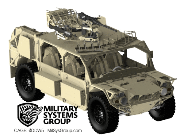 Flyer armored turret for SOCOM GMV 1.1