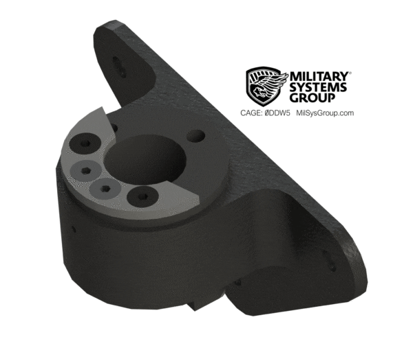 Boat machine gun mount stand