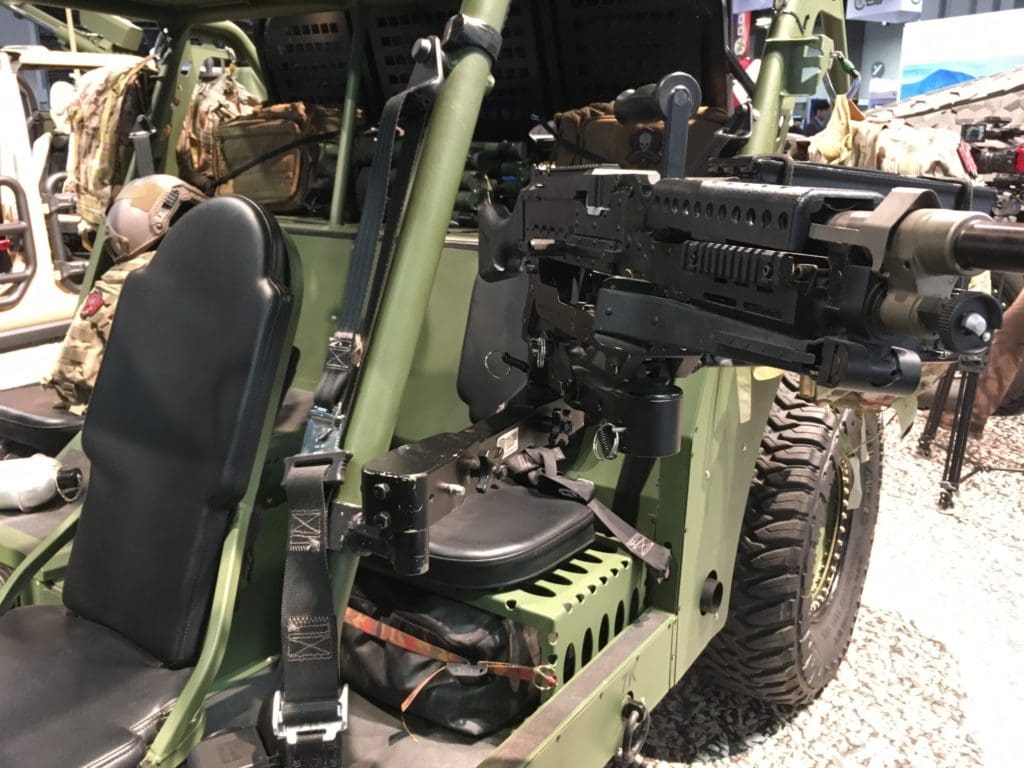 MSG Swing Arm and Machine Gun Mount on AM General XLT3