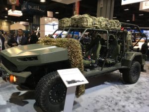 GM Defense prepared for MSG Swing Arm at AUSA 2019