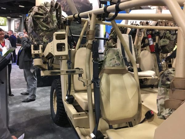 MSG Swing Arm and Machine Gun Mount on Polaris DAGOR AUSA 2019