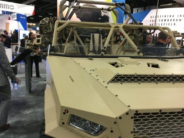 MSG Swing Arm and Machine Gun Mount on Polaris DAGOR AUSA 2019