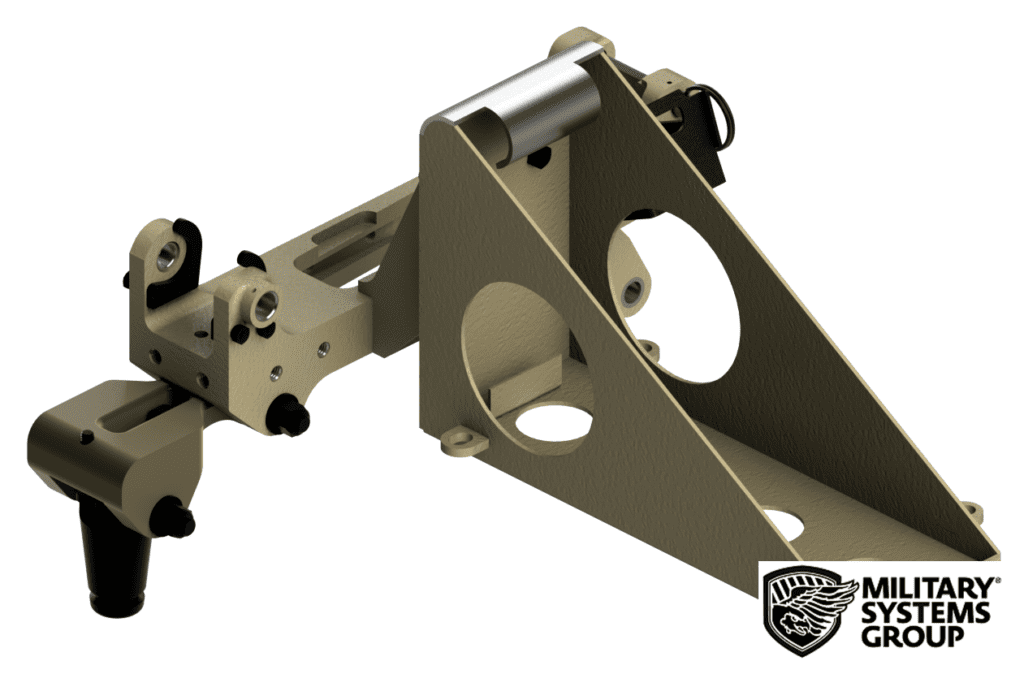 H24 Optimized Turret M240 M249 Machine Gun Mount Military Systems Group