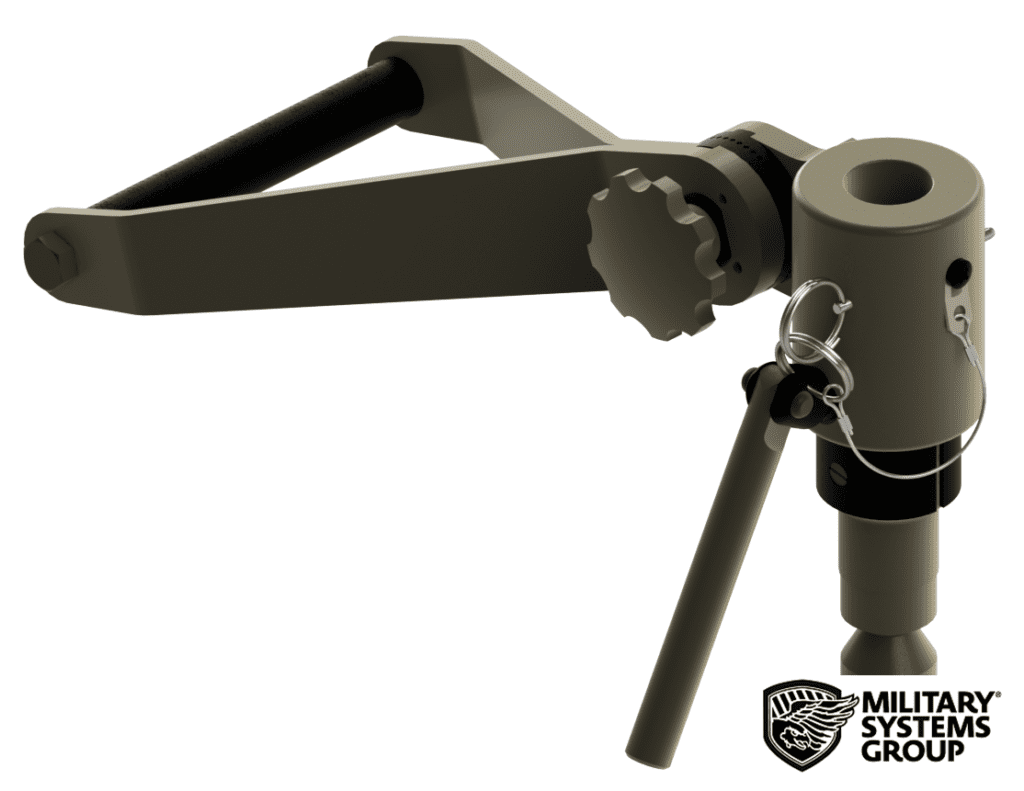 Universal Pintle Adapter (UPA) Machine Gun Mounts Military Systems