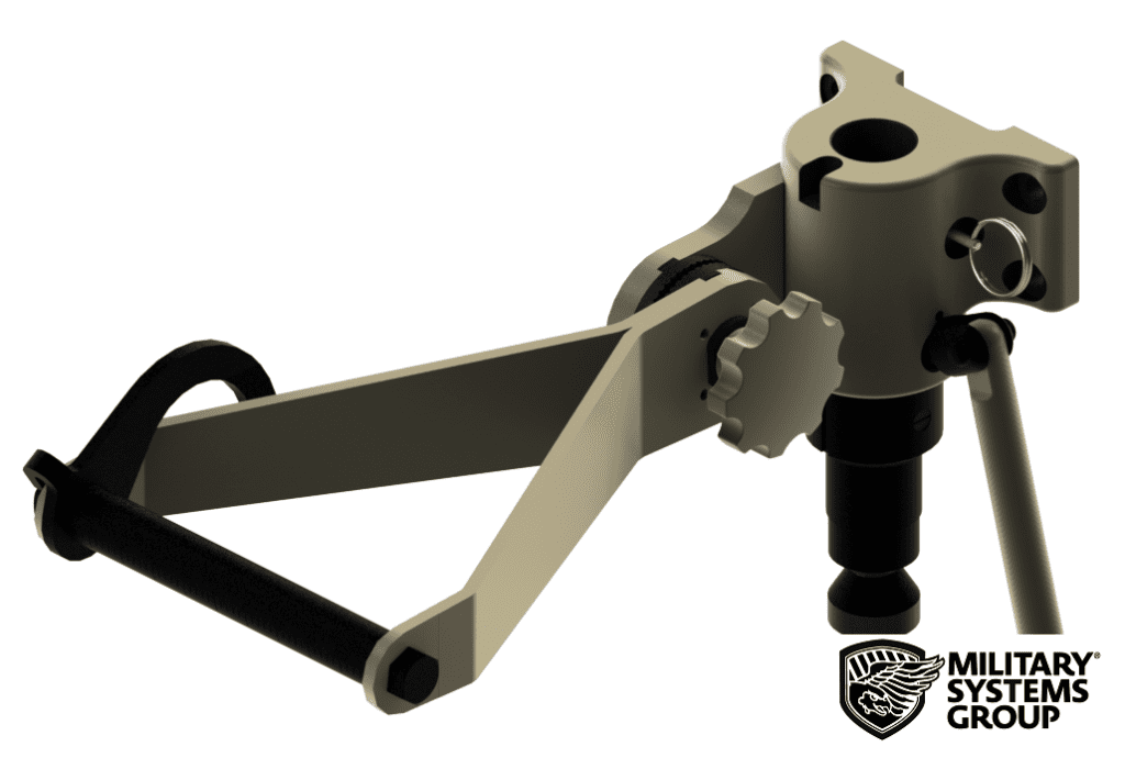 Universal Pintle Adapter (UPA) with Armor Shield Mounting Bracket Ears