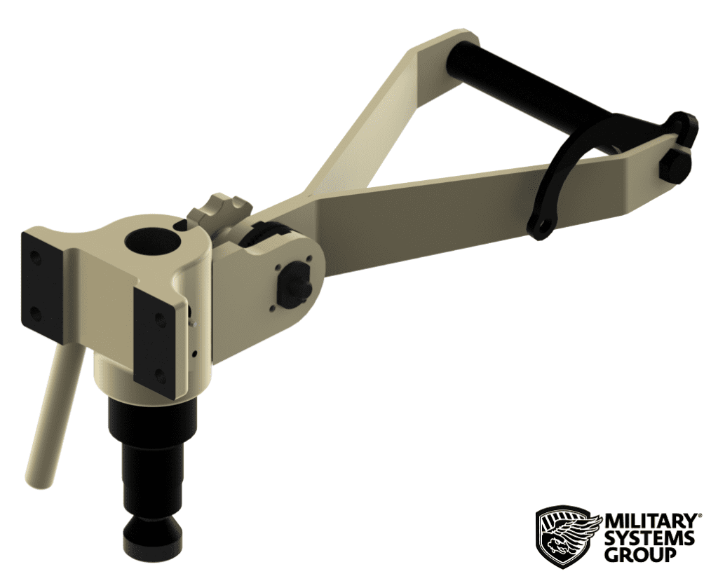 Universal Pintle Adapter (UPA) with Armor Shield Mounting Bracket Ears