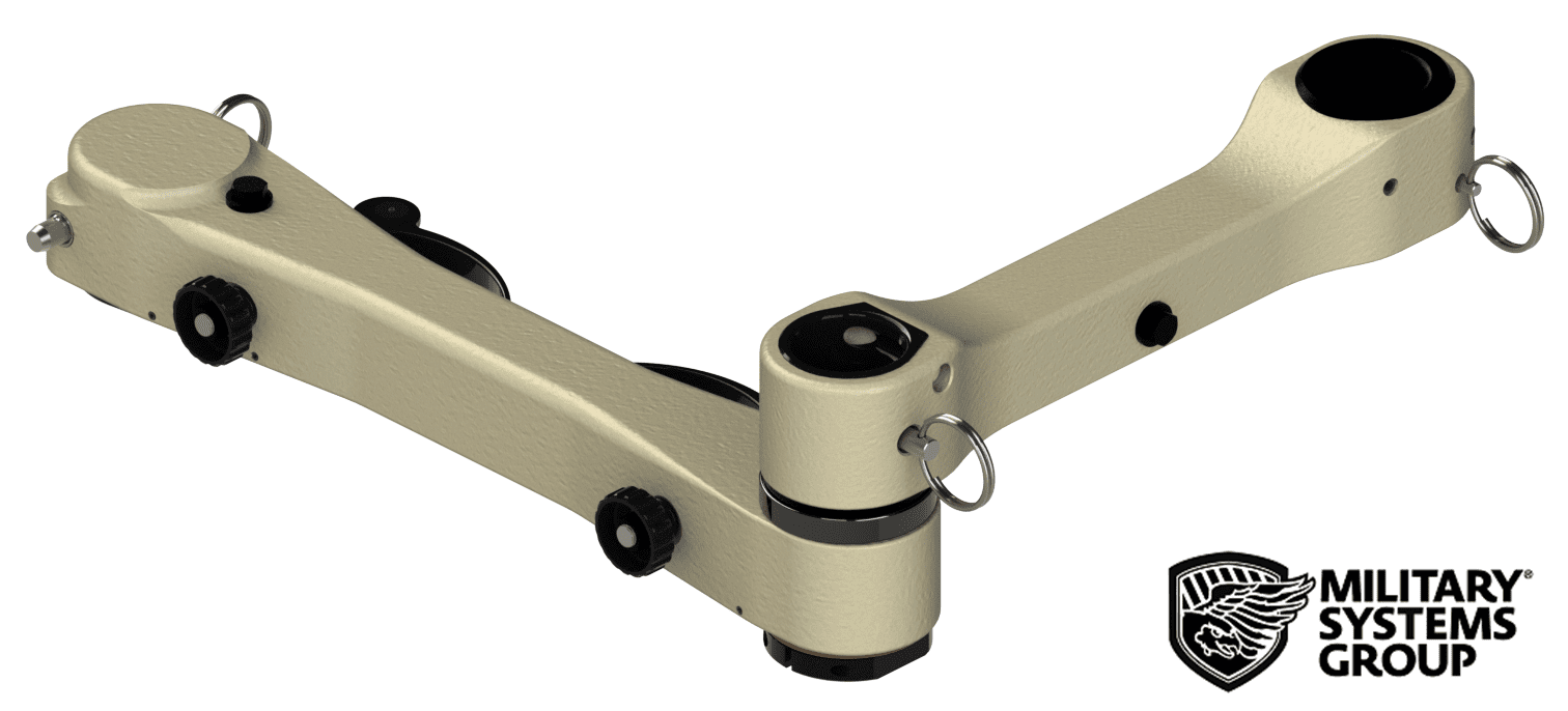 SXV A-Pillar Swing Arm Mounting Bracket | Military Systems Group