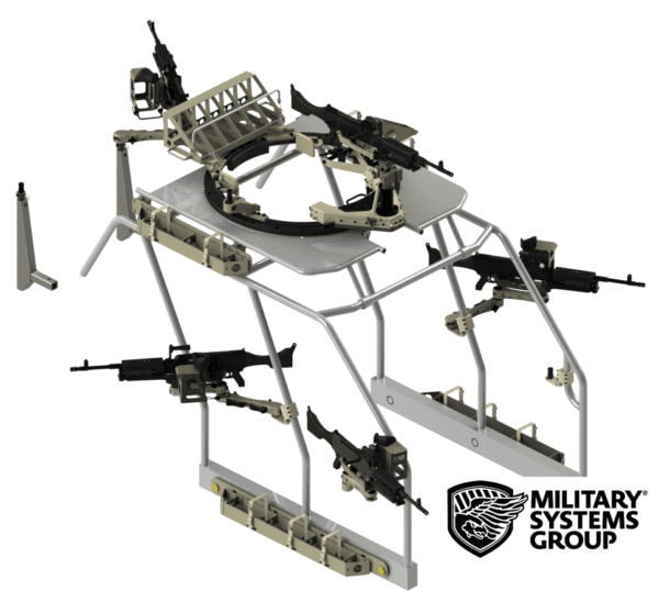 SXV Turret and Machine Gun Mounting Systems