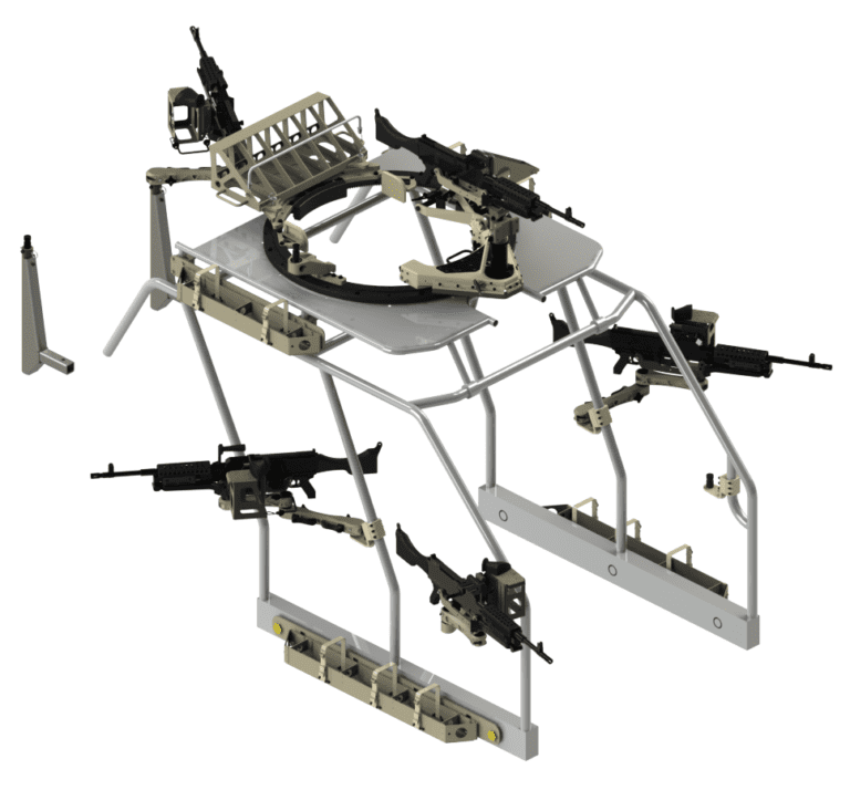 Gunner Protection Kit (GPK) 21″ walls without Turret Military Systems Group
