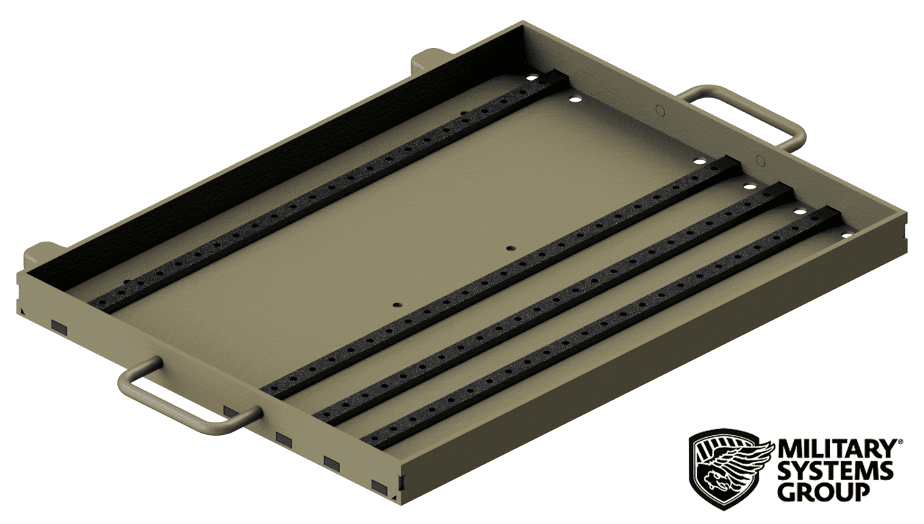 SXV Ammunition Bin Upper Mounting Bracket Military Systems Group
