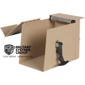 MRAP Militar Staggered Nice Dual Ammo Can Holder w/Seat Belt Straps Right Side