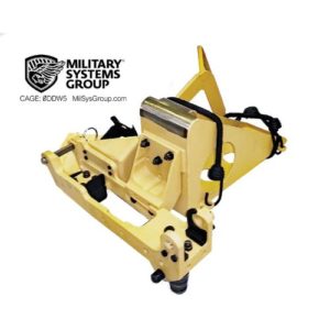 MRAP Militar Staggered Nice Dual Ammo Can Holder w/Seat Belt Straps Right Side